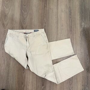 Bonobos Light Khaki Chinos Slim Straight 33 x 32